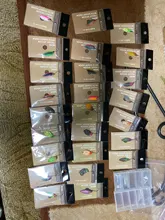 Jerry-Señuelos de Pesca tipo cuchara de latón, Micro Señuelos de Pesca de agua dulce, kit de SPINNER pequeño de peso ligero, Señuelos de Pesca de alta calidad, ganchos individuales