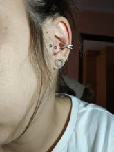 ZYZQ-Metal dorado Punk para mujer, Clip para la oreja, sin perforaciones, en forma de C, geométrico, pequeño, para envolver la oreja, Clips, joyería, 1 ud.