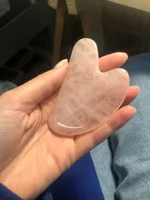 Tablero de Jade Guasha de cuarzo rosa, rascador de piedra Natural, herramientas para terapia de presión corporal, cara, cuello y espalda