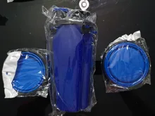 Dog 2 in 1 Bottle Pet Feeder Dog Water Bottle Collapsible Folding Bowl Travel Outdoor