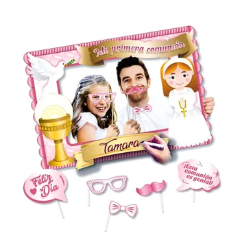 

Photocall Communion Girl Framed and accessories. Details Comunion