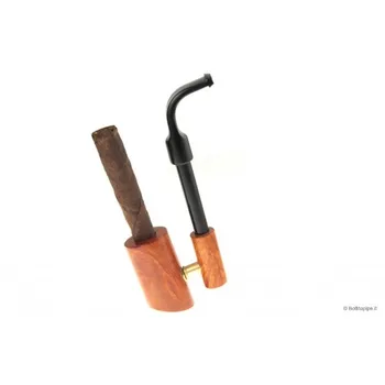 

Pipe "Full Bent" for Toscano cigar - briar / horn