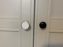 Furniture-Handles Door-Knobs Drawer Pulls Cupboard Shell-Resin Cabinet Kitchen Brass