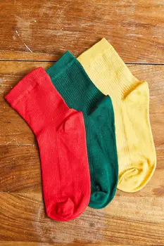 

Ola Women Multi Ribbed 3'lü Knitting Socks ÇRP-00000020