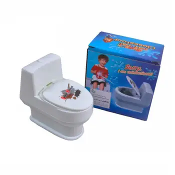 

Squirty Toilet Prank Toy Creative Gift Toy April Fool's Day Tricky Toy Water Spray Toilet Small Toilet Tricky Toilet Item