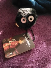 LLavero de Totoro para seguidores del cómic, accesorio con diseño de hada del polvo, apto para bolso, amuletos, monedero, Miyazaki Hayao