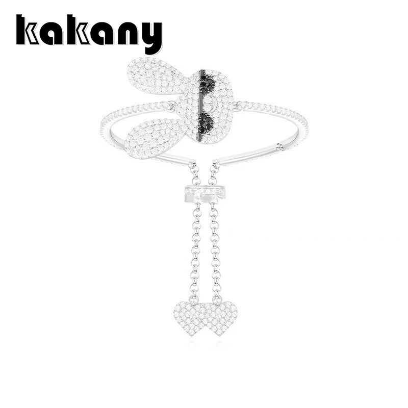 

KAKANY Fashion Jewelry Cute Rabbit Bracelet Two Careful Shaped Char Bracelet Star Collection French Monaco Bracelet Jewelry