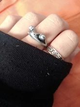 Anillo de rana Vintage bohemio para mujer, diseño artístico, apertura Retro ajustable, anillos llamativos para mujer, regalo de Color plata