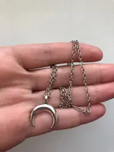 Collar de luna con personalidad para mujer, cadena de clavícula para mujer, collares con colgante de media luna de Chapado En Oro para regalo para Amiga
