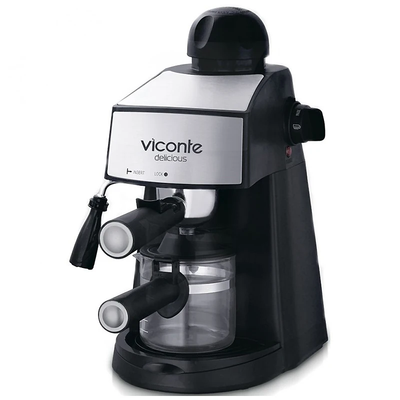 Кофеварка VICONTE VC-701 (Чаша 0,24 л, съемный фильтр, галогенный нагреватель, 800 Вт)