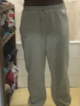 Joggers informales de lana para mujer, pantalones de chándal holgados de cintura alta, Hip-Hop, para correr, trotar, ropa de calle, 2020