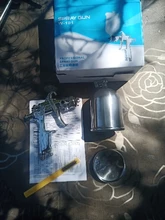 WENXING pistola de pintura Manual W101, herramienta neumática de w-101 para coche, 0,8/1,0/1,3/1,5/1,8mm