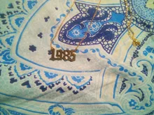 Cxwind Collar personalizado con número de año y fecha especial para mujeres, collar con colgante de año de nacimiento de 1989 a 2000, joyería de regalo