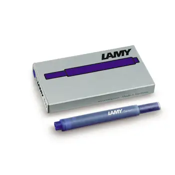 

Cartuchos Lamy AZUL T10 Caja de 5 Recambios de Tinta para Estilográfica 7038azul