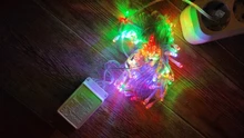 Lamps Led-String-Light Festoon Christmas-Decoration Outdoor Garland Holiday Party Waterproof
