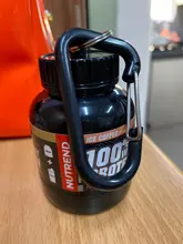 Protein-Powder-Bottle Funnel Medicine Keychain Water-Cup Portable 100ML PC S with Health