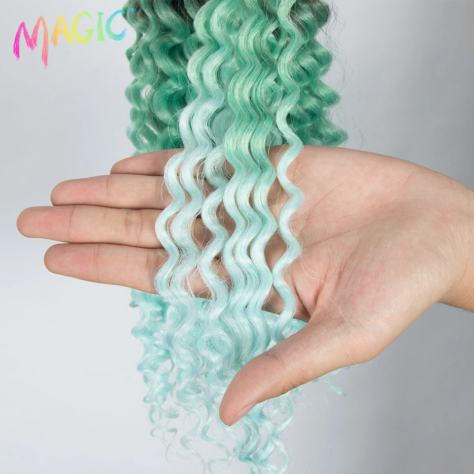 Onda de Água Magia Paixão Torção Crochê Cabelo Extensão Afro Kinky Encaracolado Ombre Cor Pacotes 3 Pçs Trança Sintético 8 Computers & Electronics