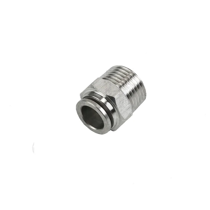 Нажимное соединение Male-1/2 &quot. Диаметр шланга 12 мм 304 из нержавеющей стали. |