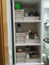 Caja de almacenamiento de cosméticos, cajón organizador de maquillaje, joyería, esmalte de uñas de maquillaje, contenedor de escritorio, caja de almacenamiento de artículos diversos, 1pcLarge