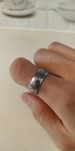 Sifisrri 8mm árabe islámica anillos con escrituras Acero inoxidable religioso oración musulmana banda Anillo para hombres regalo de joyas de fiesta Anillo