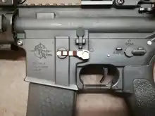 Magazine-Release-Catch Airsoft Aeg Right-Hand CNC for M4/m16-Series BD556 Left Finished