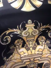 Falda larga con estampado de otoño para mujer, falda larga con estampado de otoño, diseño abstracto, estilo europeo