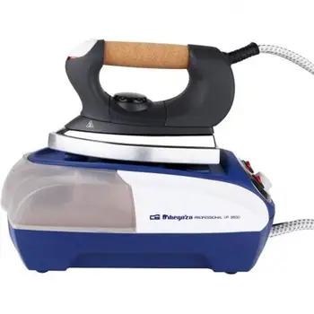 

IRONING CENTER ORBEGOZO VP 9500 - 1300W - 3 BARROOM-TANK 800ML-STEAM 60 GR/MIN-SOLE ALUMINUM