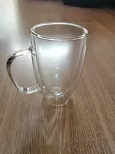 Heat-Resistant Mugs Drinkware Glass-Cup Espresso Insulated-Glasses Milk Transparent Double Wall