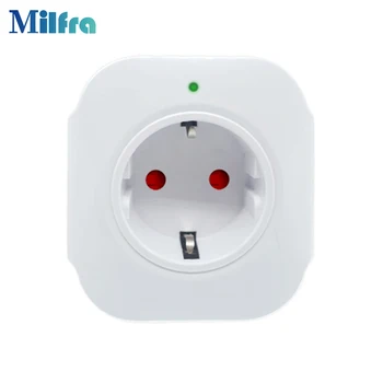 

Universal Smart-Socket Plug European France Physical Keys Power-On-And-Off Wifi Mobile App Remote USB Charging Plugs