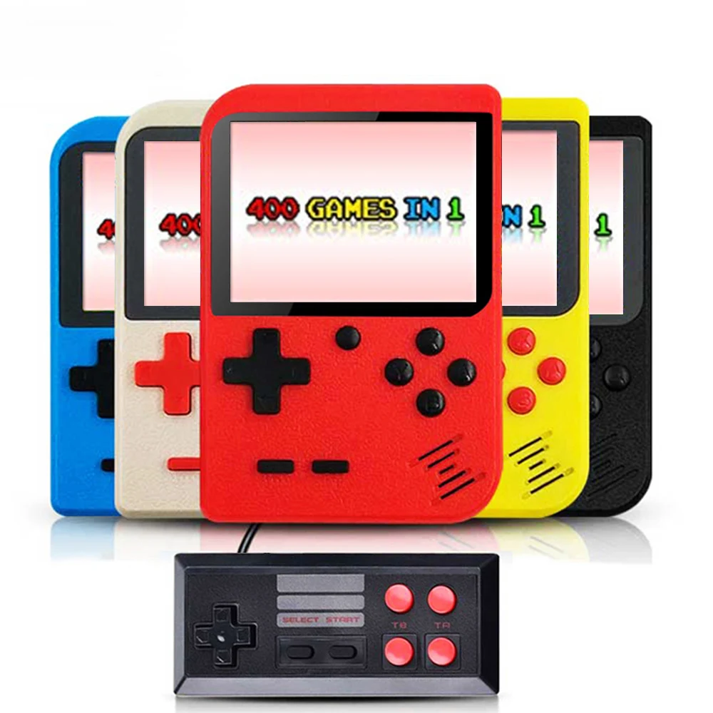 400 Games MINI Portable Retro Video Console Handheld Game Advance Players Boy 8 Bit Built-in 400 Gameboy 3.0 Inch Color LCD