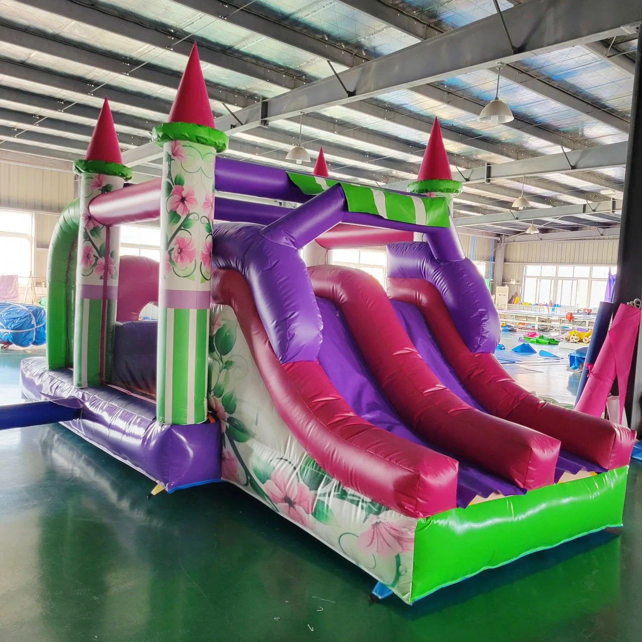 

Inflatable Toy Slide Inflatable Bounce Castle Inflatable Trampoline For Kids Indoor Outdoor Playing In Amusement Park