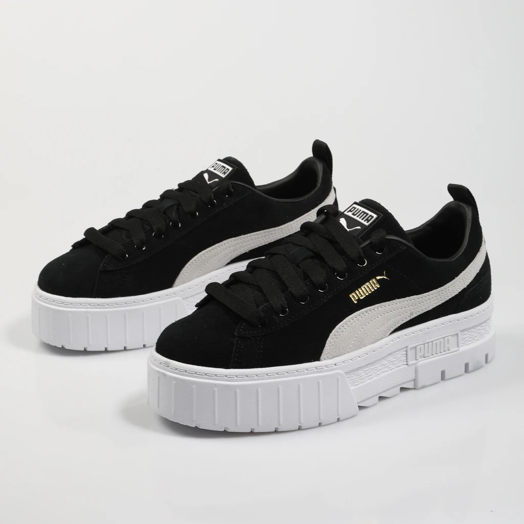 Zapatillas Puma MAYZE WNS 75940 121010175940 en Negro Black Leather  2021|Zapatos planos de mujer| - AliExpress