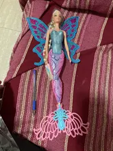 Muñeca de sirena de natación clásica para niñas, juguete de princesa con ala de mariposa, a la moda, gran oferta, regalos de Navidad, 2020