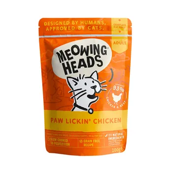 

Barking Heads Pauchi D/cats with chicken/beef paw lickin' chicken 0,1 kg x 12 PCs