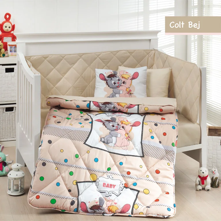 Beaguenal Bebek Ultra Organic Colt Bej Nevresim takdici