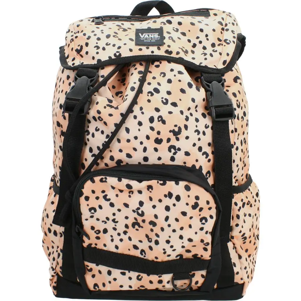 vans animal print backpack