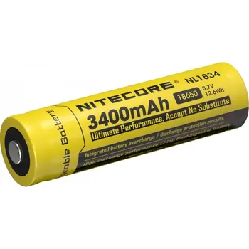 

Nitecore Li-Ion battery Model 18650 3400mAh NL1834 Original