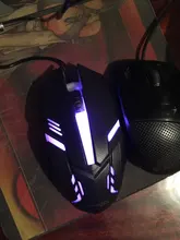 S1 USB Wired Gaming Mouse 7 Colors LED Backlight Ergonomics Gamer Mouse Flank Cable Optical