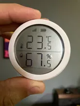 Tuya ZigBee-Sensor inteligente de temperatura del hogar y humedad, dispositivo con pantalla LED que funciona con asistente de Google y Tuya Zigbee Hub