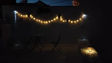 Led-Lantern Control Solar-Lamp Garden-Light Sensitive-Sensor Hanging Outdoor Olive-Shape