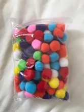 Caliente 100-500 unids/lote mezclado suave redonda en forma de cubo bolas suaves Pom para los niños DIY de artesanía 10mm/15mm/20mm/25mm/30mm