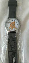 Reloj de pulsera con correa de silicona suave para niños y mujeres, cronógrafo de cuarzo con animales de dibujos animados, estilo León, JC114