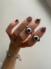 Nueva moda clásica diabólico Vintage ojo anillo de dedo ojo Punk bisutería gótica Halloween anillo de regalo