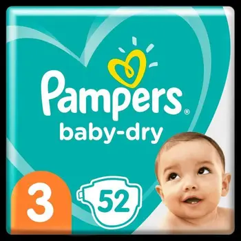 

Pampers Baby-Dry Size 3, 52 diapers