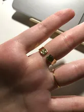 XIYANIKE de Plata de Ley 925 abierto de oro anillos para las mujeres Irregular calado geométrico de la fiesta de cumpleaños de accesorios, regalos, joyería