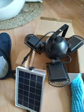 Solar-Light Remote-Control Solar-Garden-Lamps 3-Lamp-Head Outdoor Waterproof 60 Led 