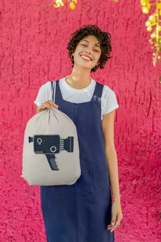 

Angemiel Bag Vintage Camera Cloth Backpack