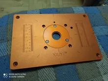 Flip-Plate Trimming-Machine Router Guide-Table Wood Milling Aluminum Electric with Bushing-And-Cover