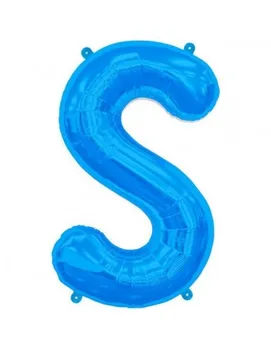 

Balloon Letter S 86cm Royal Blue-Foil Polyamide-NSB00292
