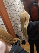 FASHION IDOL-mechones de pelo liso Yaki, 18-22 pulgadas, 6 pulgadas, frontal de encaje con cierre, tejido, ombré, marrón, dorado, extensión de cabello